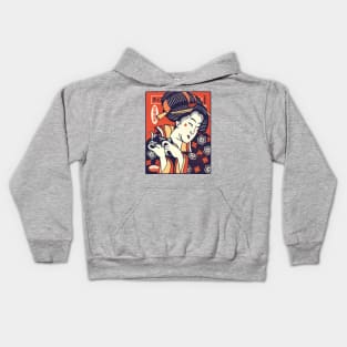 Gamer Series: Geisha (Light Colored Shirts) Kids Hoodie